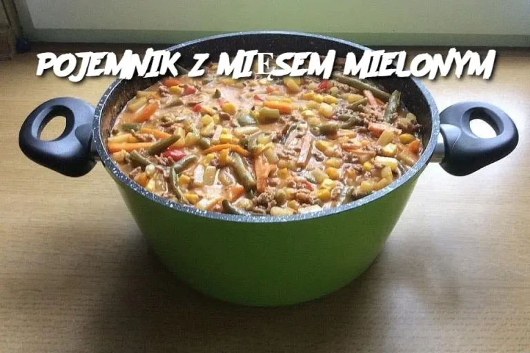 POJEMNIK Z MIĘSEM MIELONYM