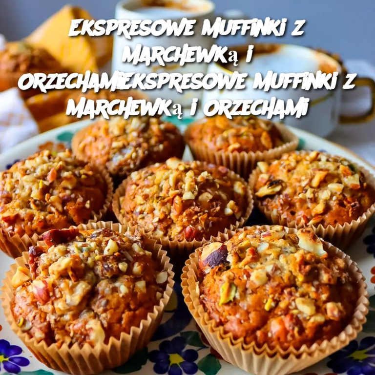 Ekspresowe Muffinki z Marchewką i Orzechami