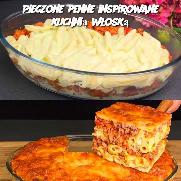 Pieczone Penne Inspirowane Kuchnią Włoską