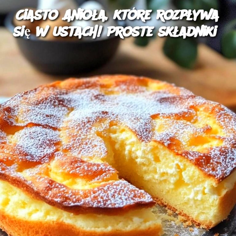 Ciasto Anioła, które rozpływa się w ustach! Proste składniki