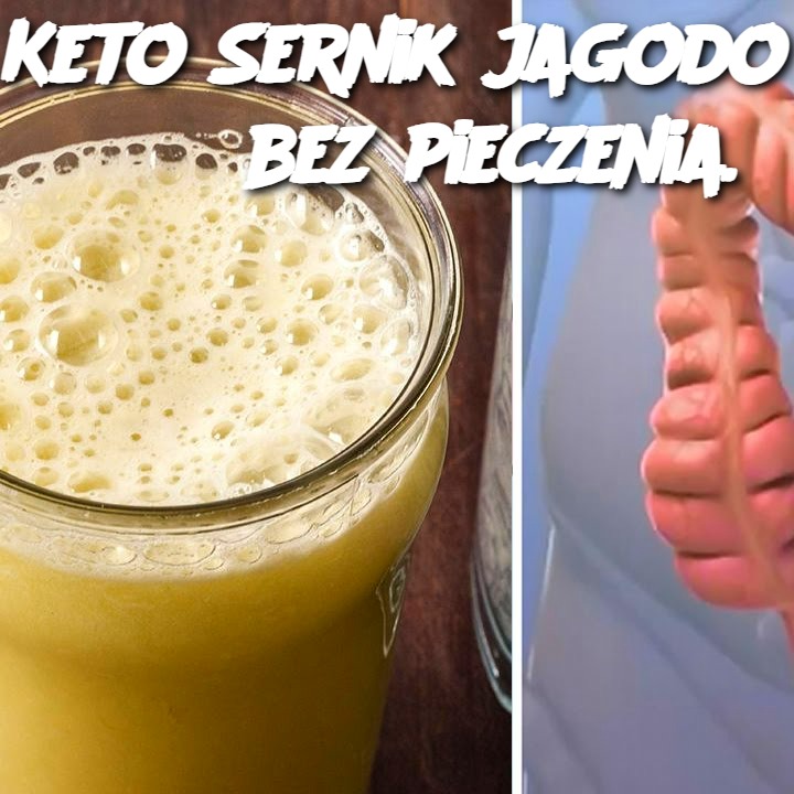 Domowy oczyszczacz jelita grubego z sokiem z jabłka, imbiru i cytryny