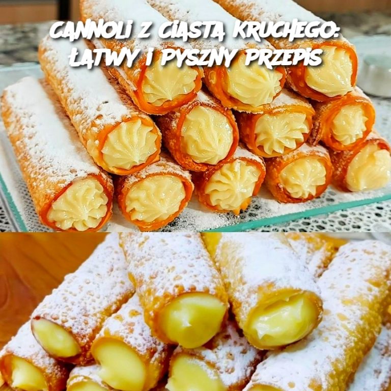 Cannoli z Ciasta Kruchego: Łatwy i Pyszny Przepis