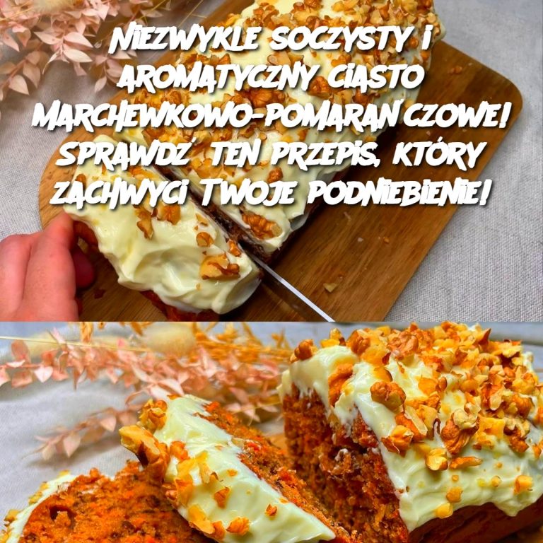 Niezwykle soczyste i aromatyczne ciasto marchewkowo-pomarańczowe!