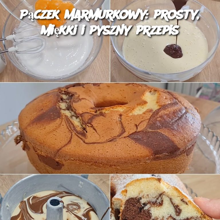 Pączek marmurkowy: prosty, miękki i pyszny przepis