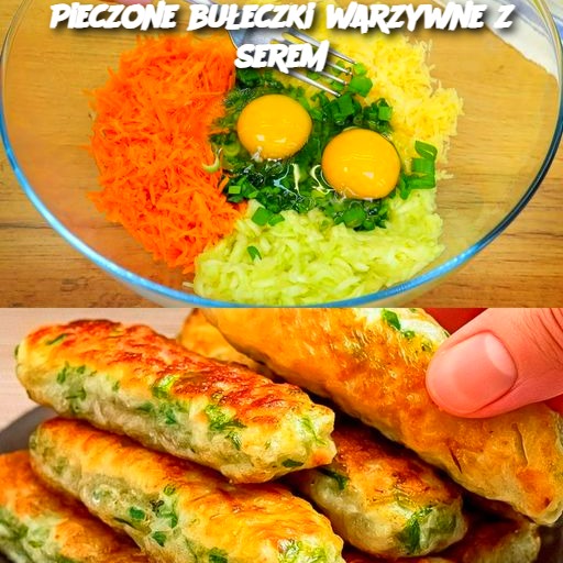 Pieczone Bułeczki Warzywne z Serem