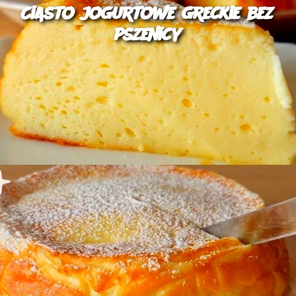 Ciasto jogurtowe greckie bez pszenicy