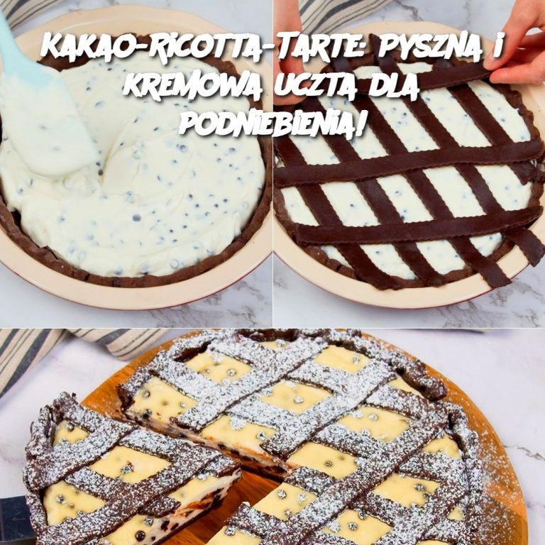 Kakao-Ricotta-Tarte: Pyszna i kremowa uczta dla podniebienia!