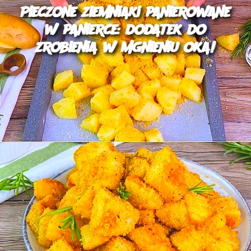 Pieczone ziemniaki panierowane w panierce: dodatek do zrobienia w mgnieniu oka!