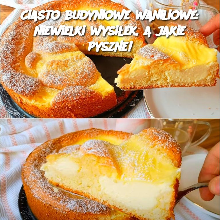 Ciasto budyniowe waniliowe: niewielki wysiłek, a jakie pyszne!