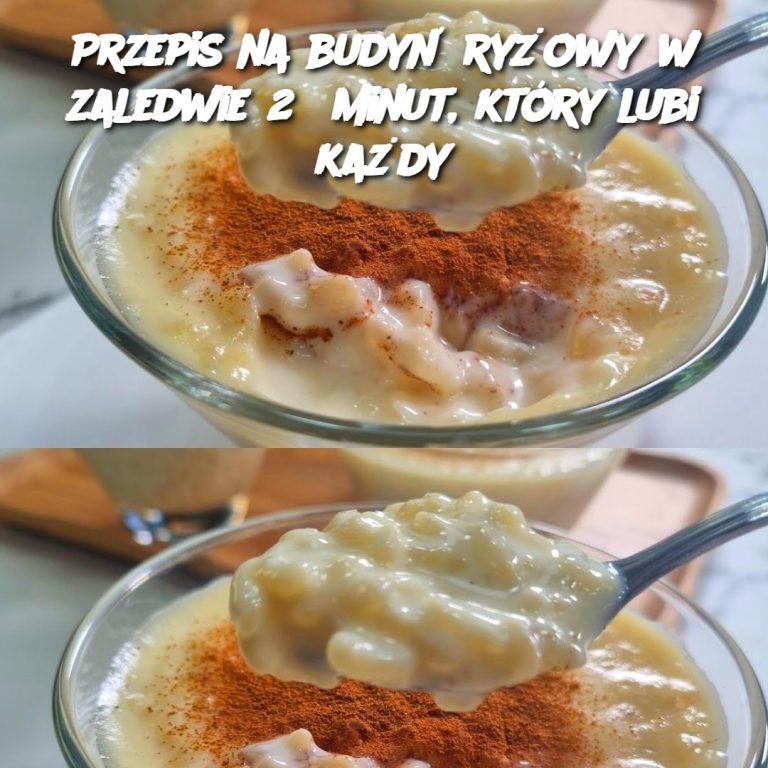 Przepis na budyń ryżowy w zaledwie 25 minut, który lubi każdy