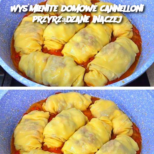 Wyśmienite domowe cannelloni przyrządzane inaczej