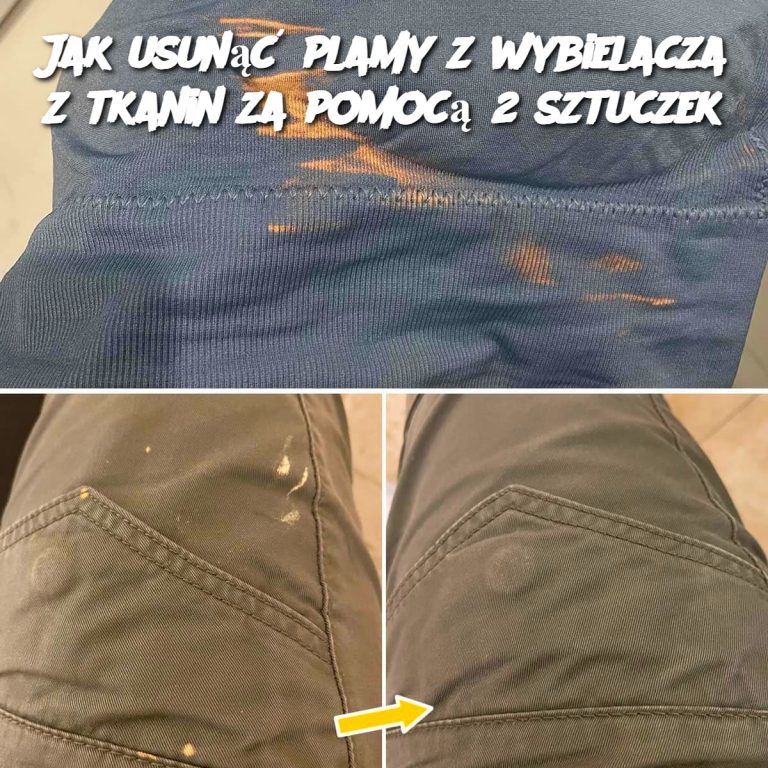 Jak usunąć plamy z wybielacza z tkanin za pomocą 2 sztuczek