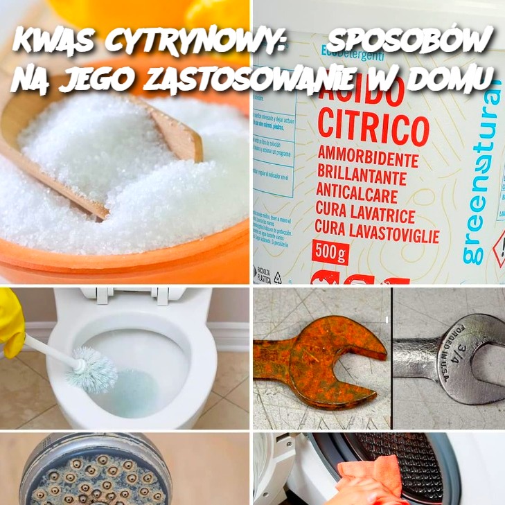 Kwas cytrynowy: 8 sposobów na jego zastosowanie w domu