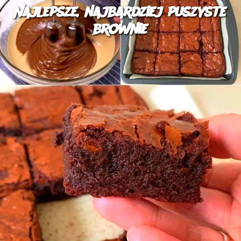 Najlepsze, najbardziej puszyste brownie