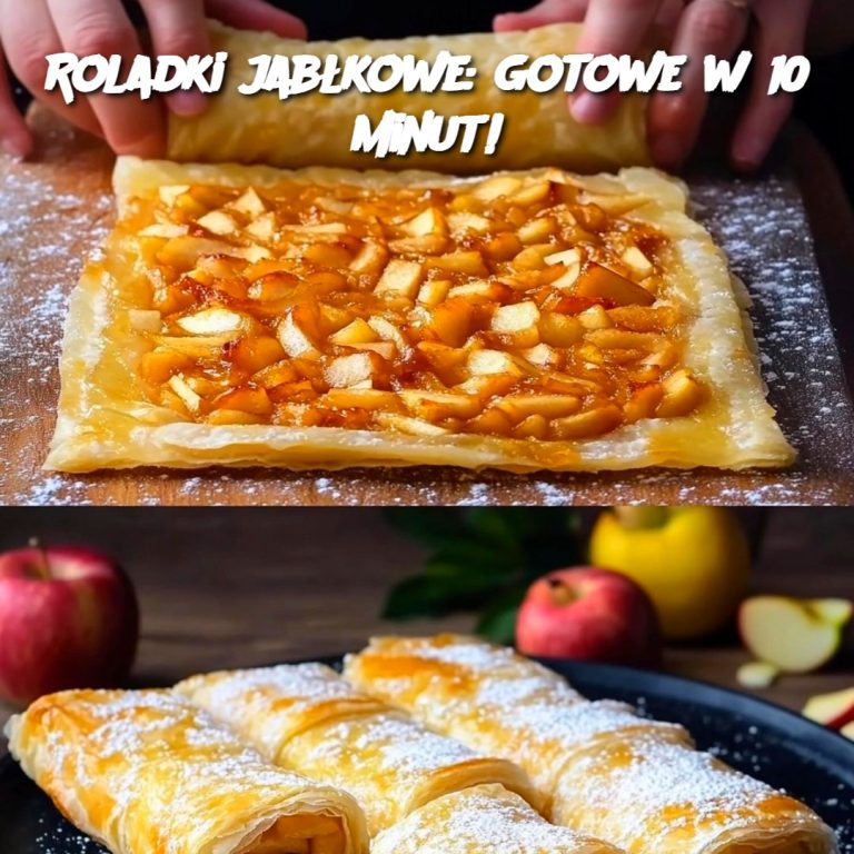 Roladki jabłkowe: gotowe w 10 minut!