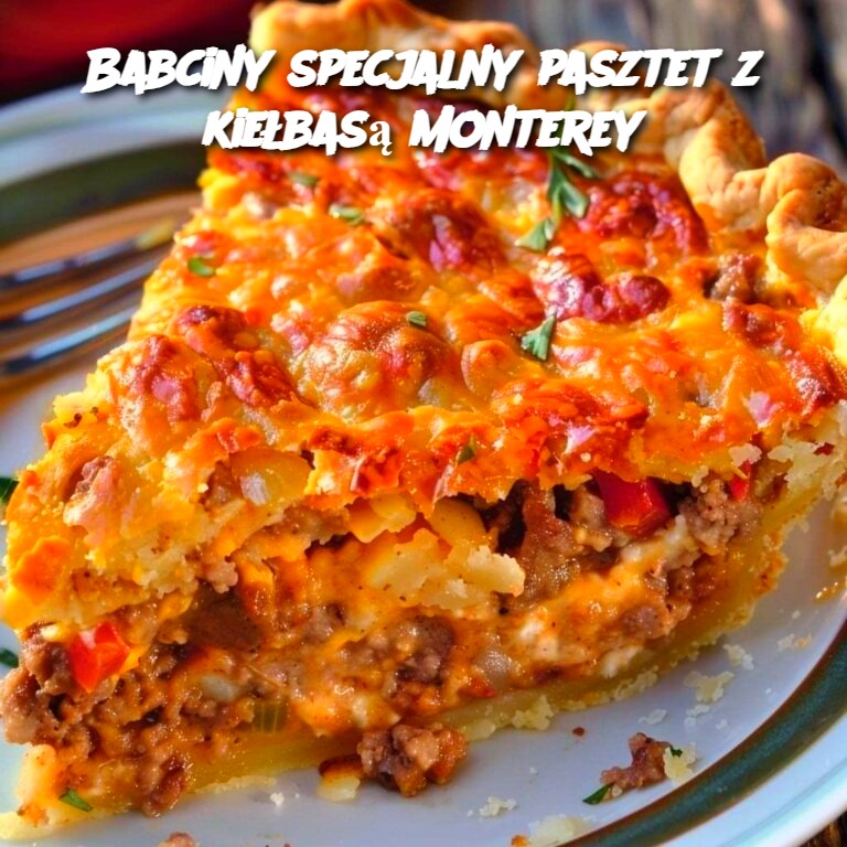 Babciny specjalny pasztet z kiełbasą Monterey