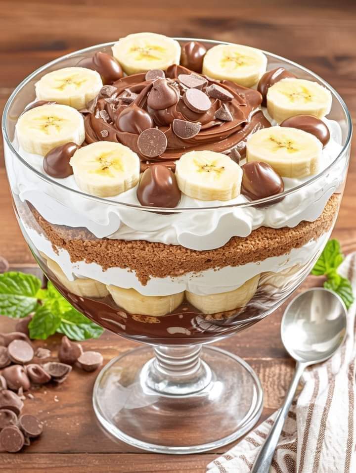 Czekoladowy Trifle Bananowy: Pyszna warstwowa przyjemność