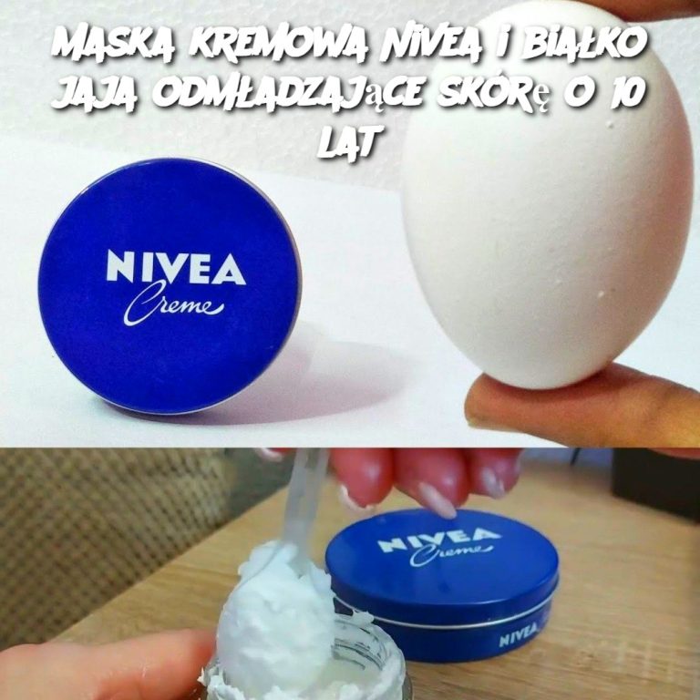 Maska kremowa Nivea i białko jaja odmładzające skórę o 10 lat