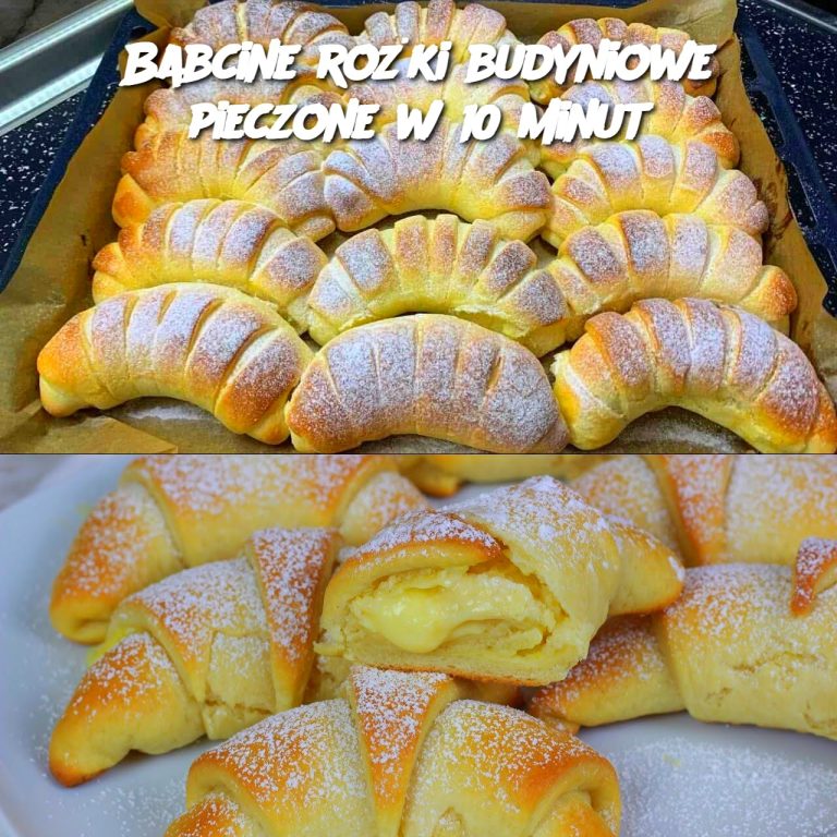 Babcine rożki budyniowe pieczone w 10 minut