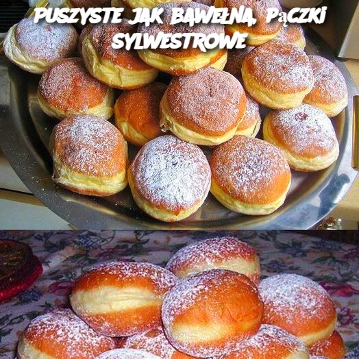 Puszyste jak bawełna, pączki sylwestrowe