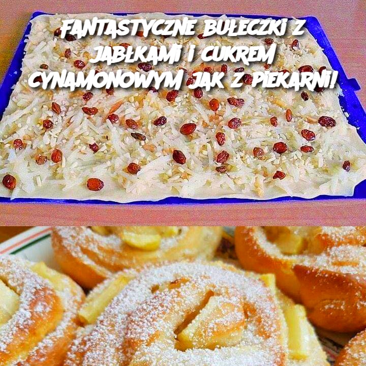 Fantastyczne bułeczki z jabłkami i cukrem cynamonowym jak z piekarni!