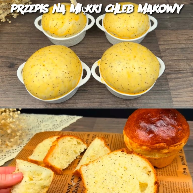 Przepis na miękki chleb makowy