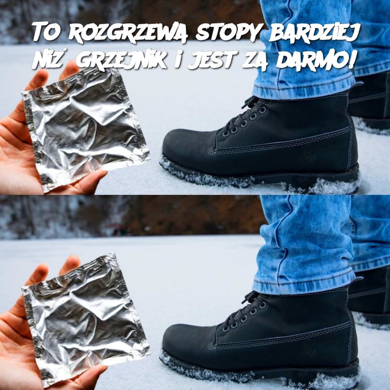 To rozgrzewa stopy bardziej niż grzejnik i jest za darmo!