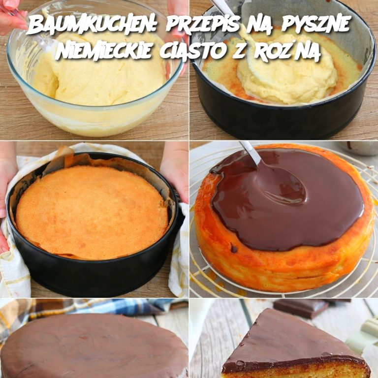 Baumkuchen: przepis na pyszne niemieckie ciasto z rożna