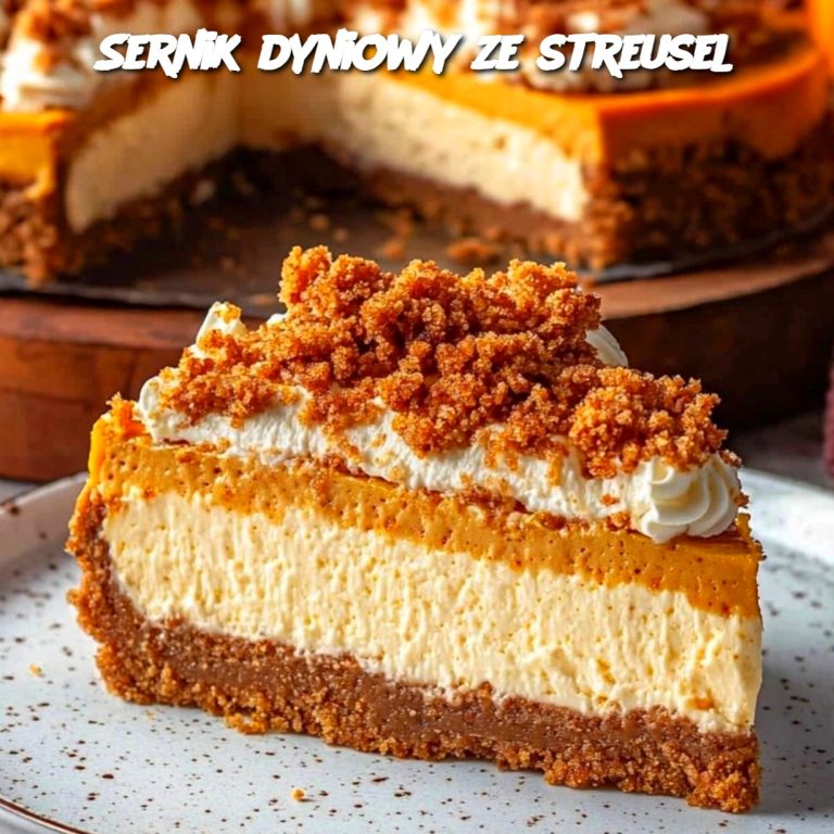 Sernik dyniowy ze streusel