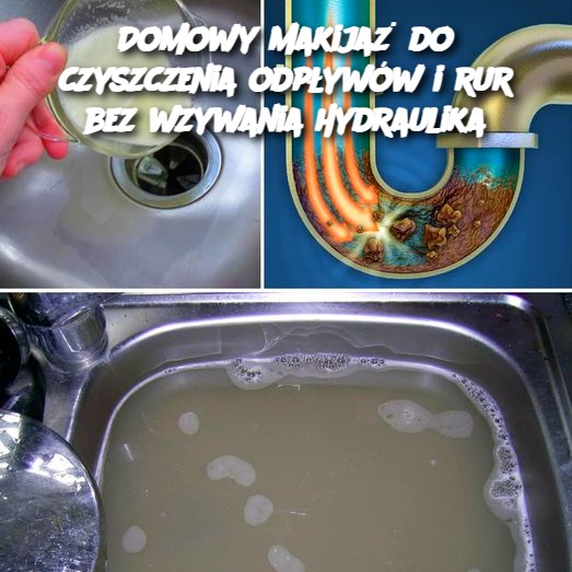 Domowy makijaż do czyszczenia odpływów i rur bez wzywania hydraulika