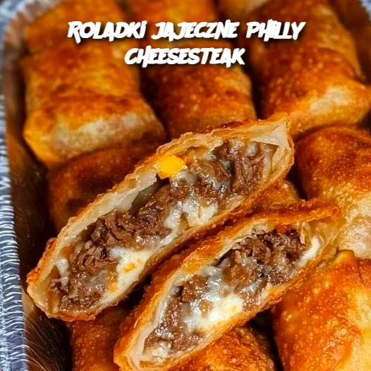 Roladki jajeczne Philly Cheesesteak