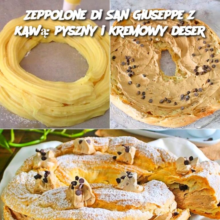 Zeppolone di San Giuseppe z kawą: pyszny i kremowy deser