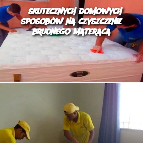 8 skutecznych domowych sposobów na czyszczenie brudnego materaca