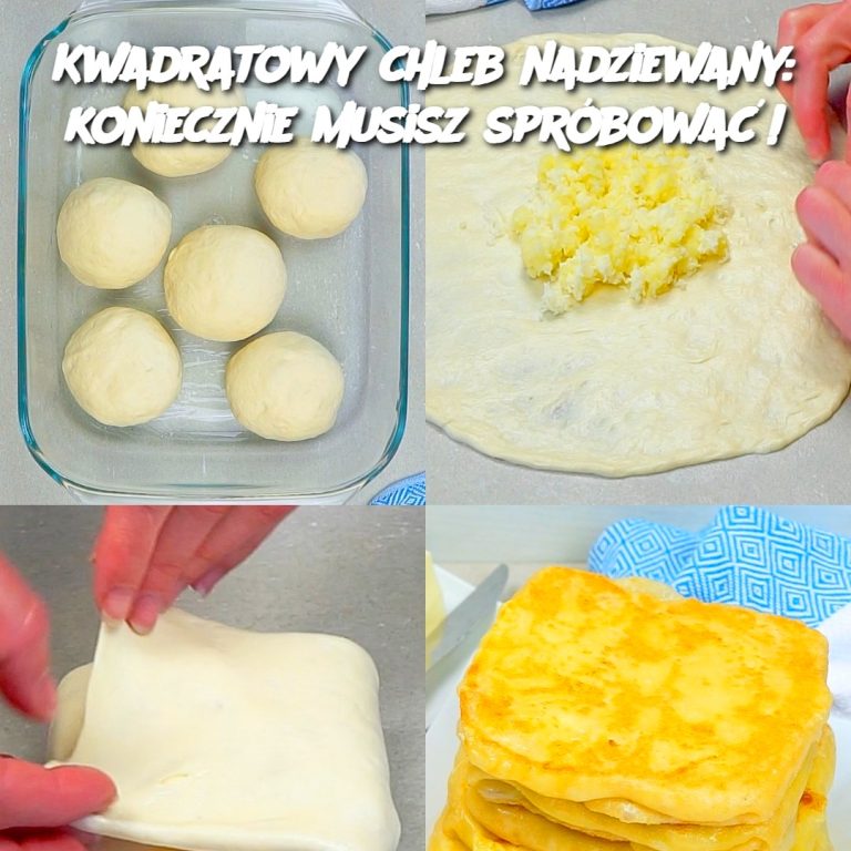 Kwadratowy chleb nadziewany: koniecznie musisz spróbować!