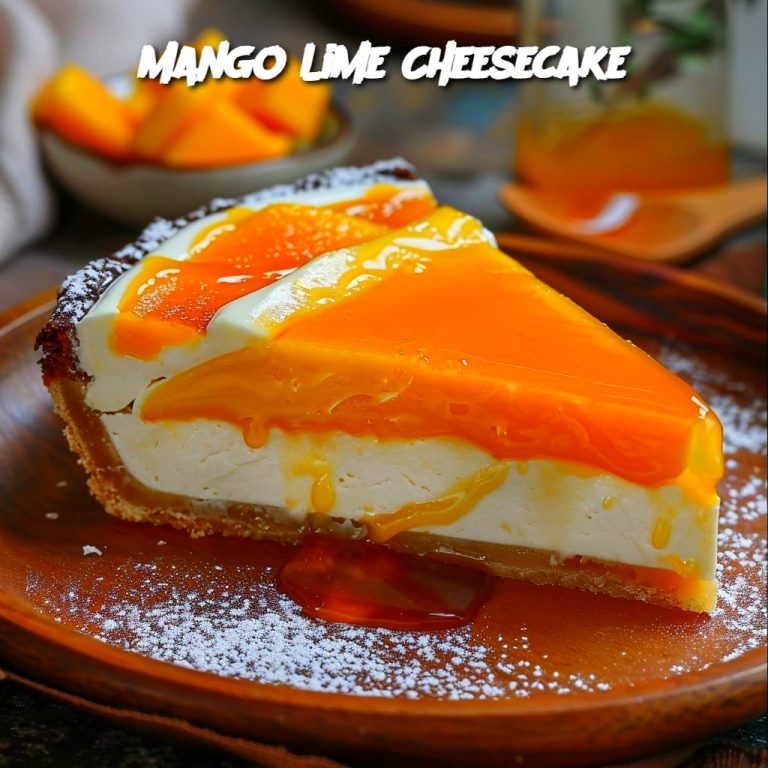 Mango Lime Cheesecake