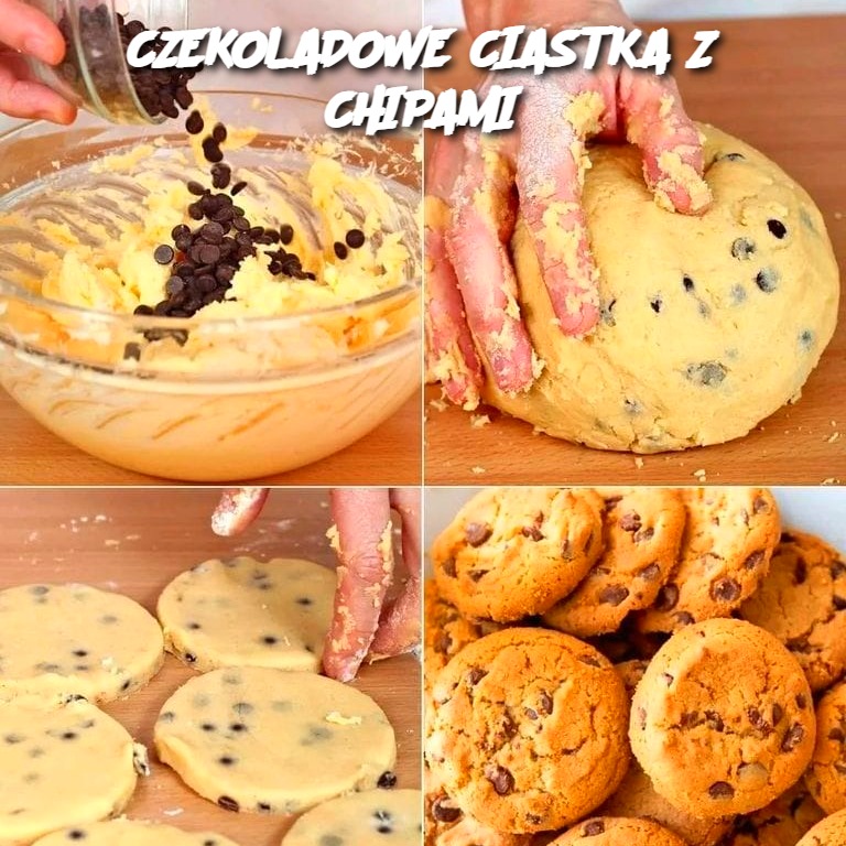 CZEKOLADOWE CIASTKA Z CHIPAMI