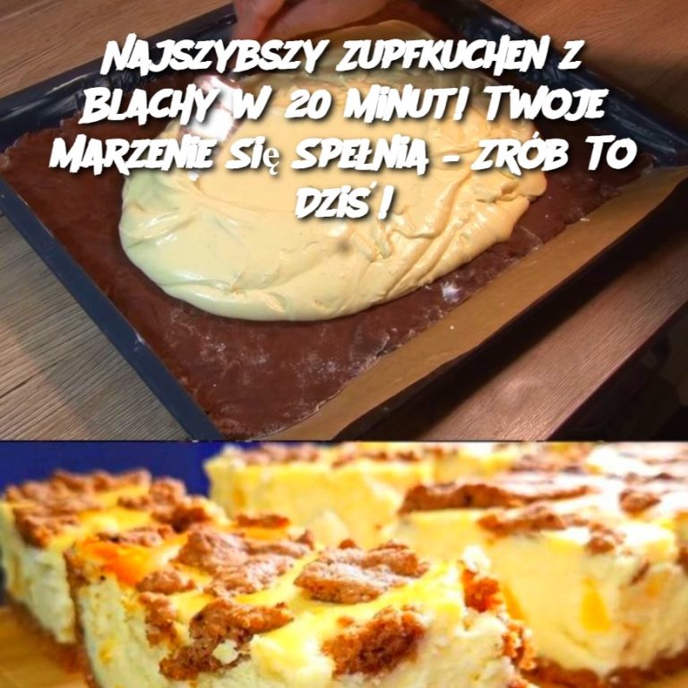 Najszybszy Zupfkuchen z Blachy w 20 Minut! Twoje Marzenie Się Spełnia – Zrób To Dziś!