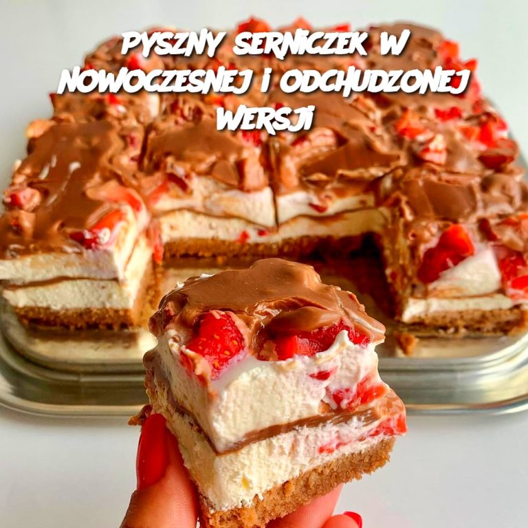 Pyszny serniczek w nowoczesnej i odchudzonej wersji