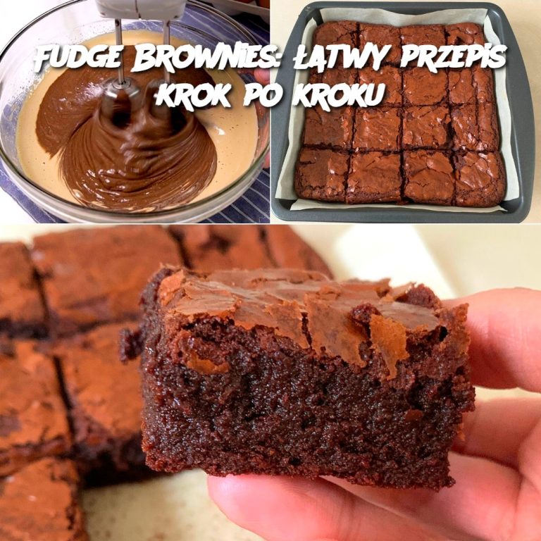 Fudge Brownies: łatwy przepis krok po kroku