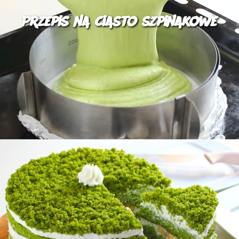 Przepis na ciasto szpinakowe