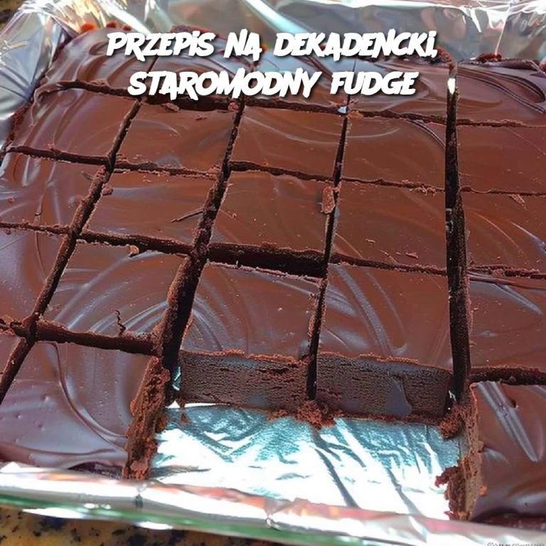 Przepis na dekadencki, staromodny fudge