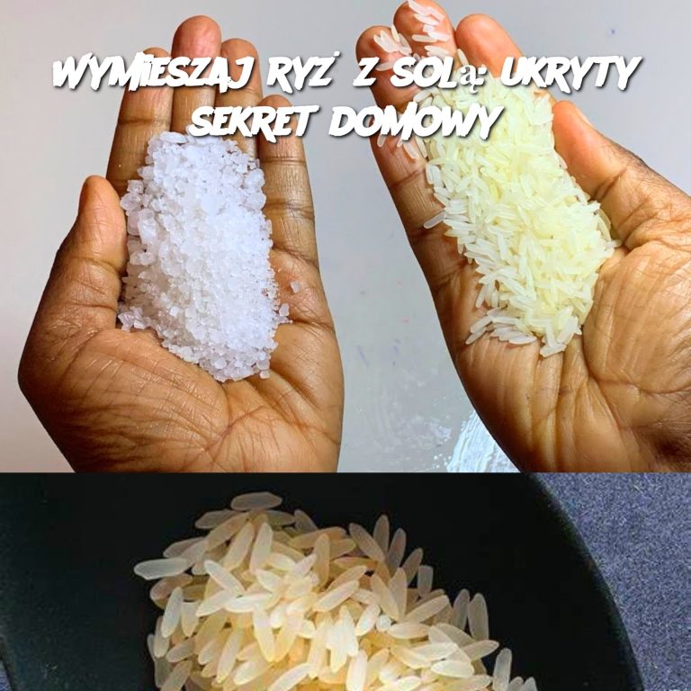 Wymieszaj ryż z solą: ukryty sekret domowy