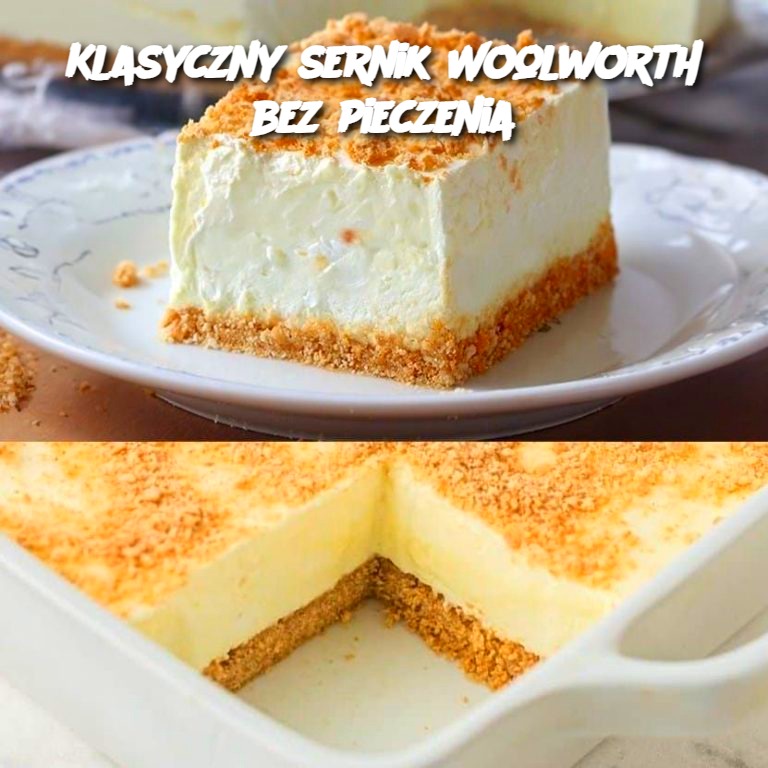 Klasyczny sernik Woolworth bez pieczenia