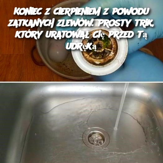 Koniec z cierpieniem z powodu zatkanych zlewów. Prosty trik, który uratował Cię przed tą udręką