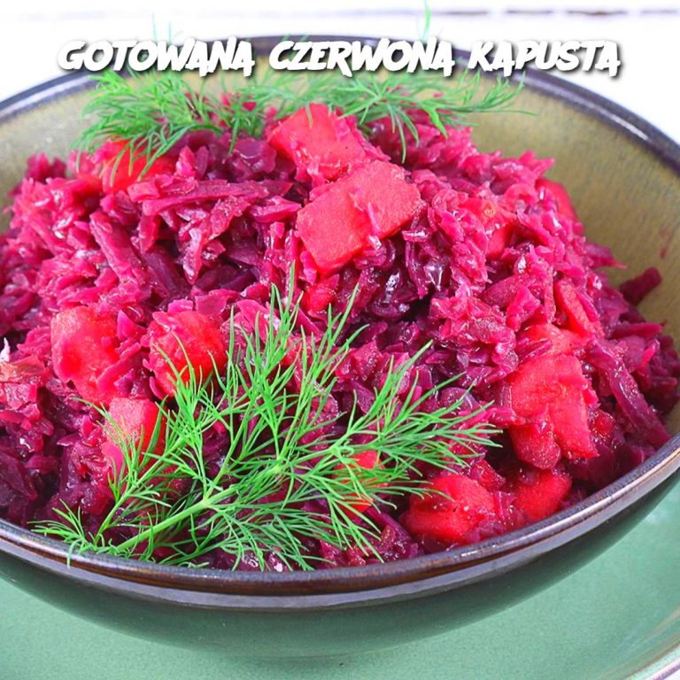 gotowana czerwona kapusta