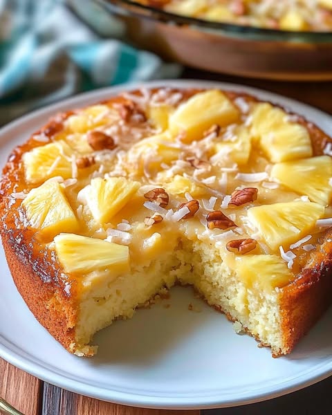 Easy Delicious Easiest Pineapple Cake: Szybki i słodki tropikalny przysmak