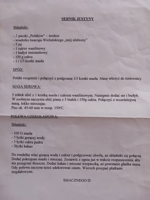 Piernik z kremem grysikowym