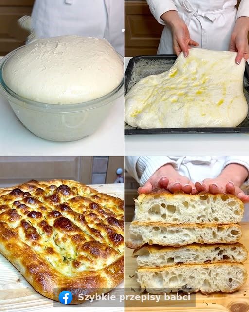 Focaccia na Zakwasie: Przepis na Bardzo Miękki Wyrób Drożdżowy z Powolnym Wyrastaniem