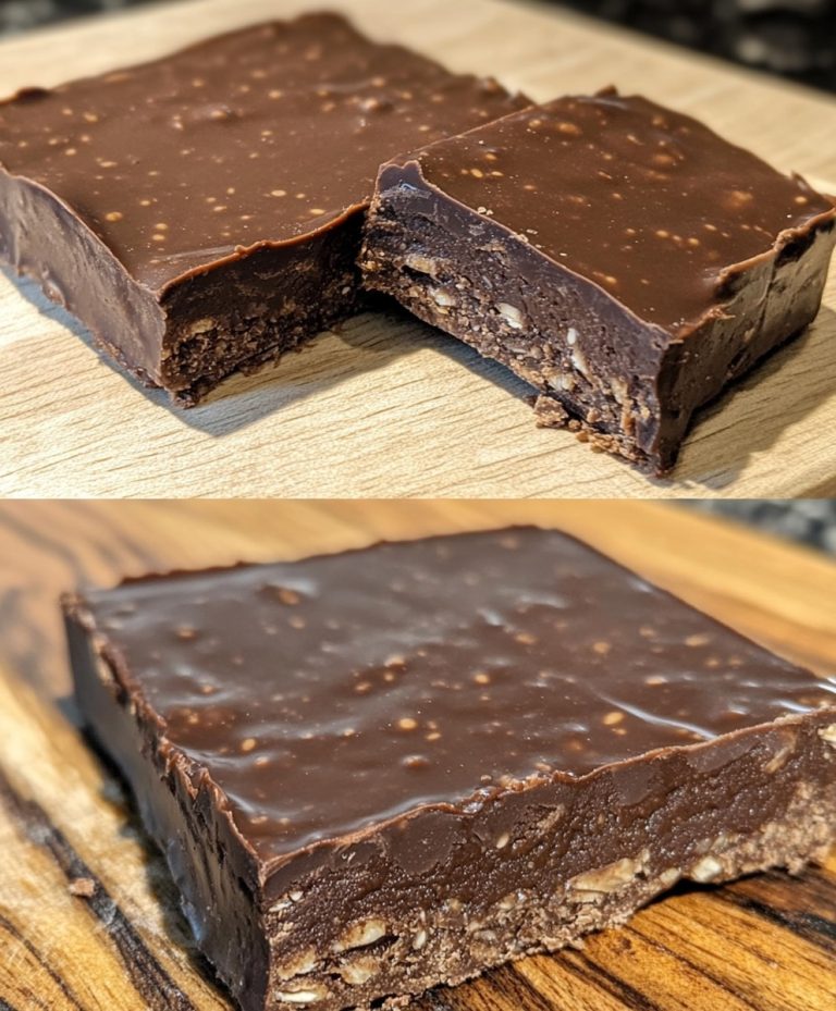Batony proteinowe z masłem orzechowym i czekoladą – deser bez pieczenia, zdrowy i wirusowy