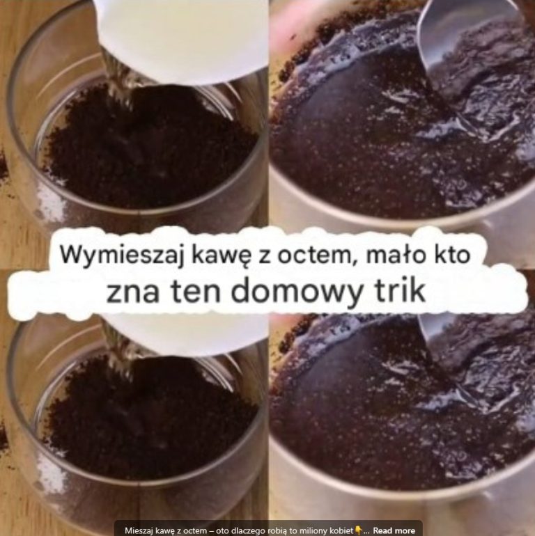 Mieszaj Kawę z Octem – Oto Dlaczego Robią To Miliony Kobiet!